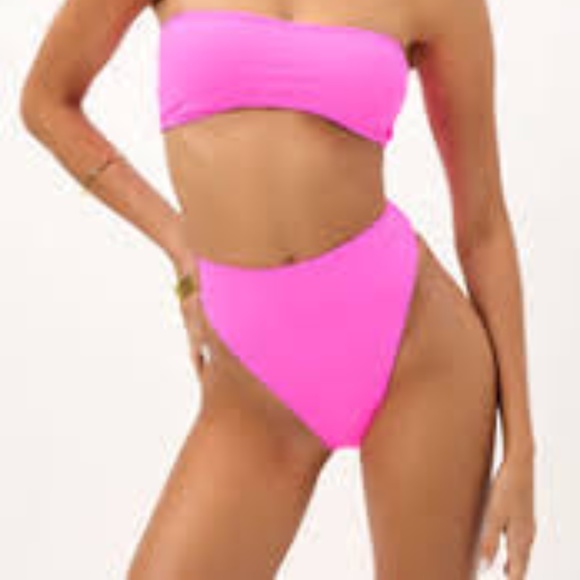 Anne High Waist Bikini Bottom - Picture 1 of 4